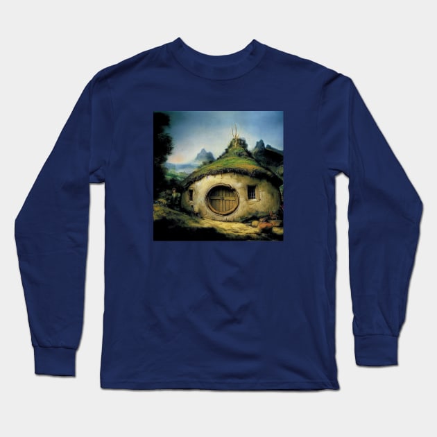 Rembrandt x The Shire Bag End Long Sleeve T-Shirt by Grassroots Green